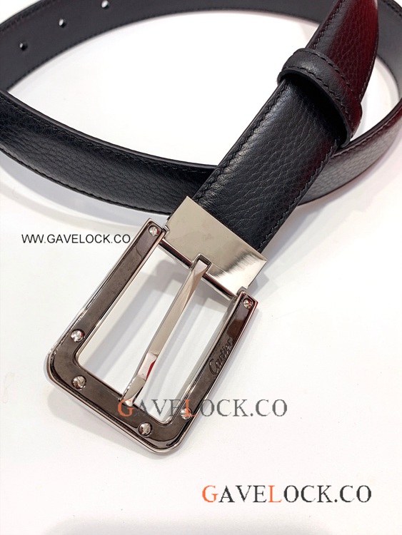 Copy Cartier Santos Belt Silver Buckle 30mm